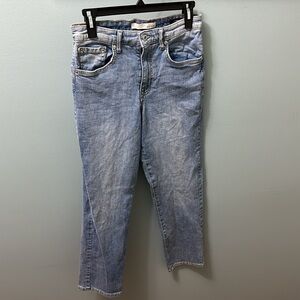 Ella moss high waist straight leg jeans size 6/28